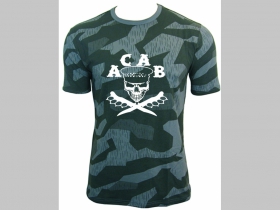 A.C.A.B.  Dead Cop   nočný maskáč-Nightcamo SPLINTER, pánske tričko 100%bavlna